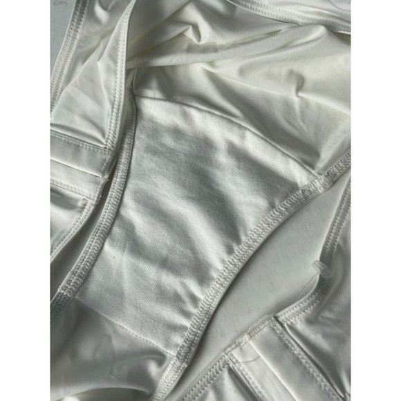 SLICK CHICKS High waist, high Cut Bikini Bottom, white, size small - Picture 7 of 9